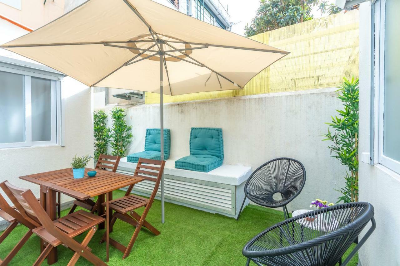 Sunny Apartment With Patio, By Timecooler Лиссабон Экстерьер фото